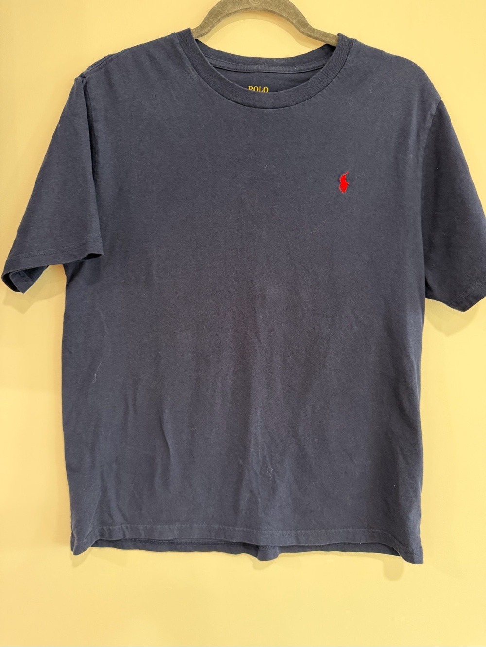 Polo by Ralph Lauren Navy Short Sleeve Tee with Red Pony